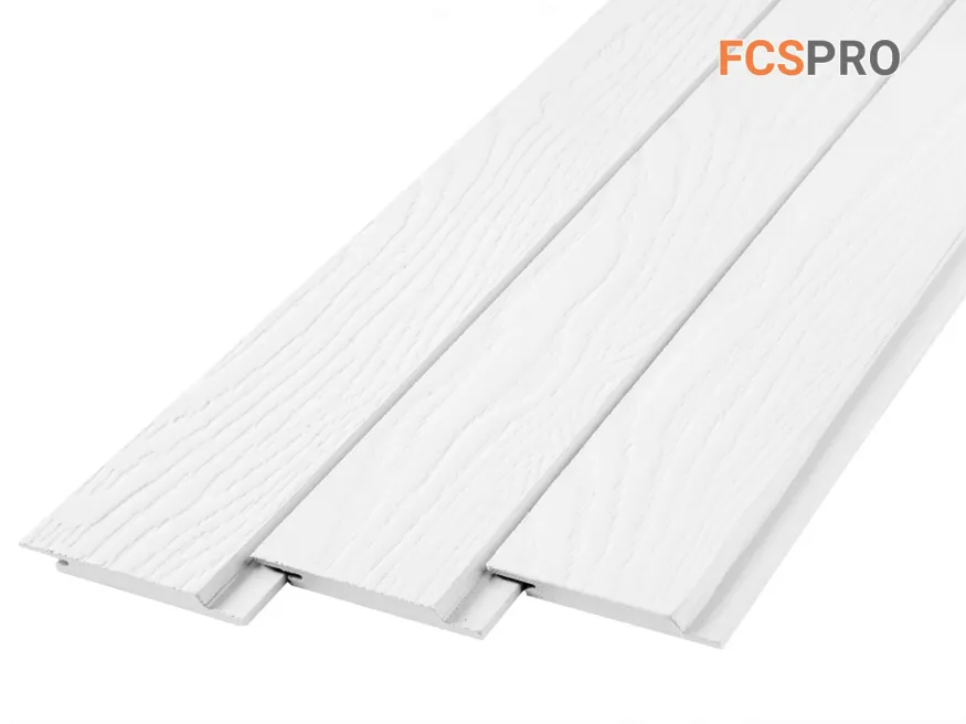 Фиброцементный сайдинг FCSPRO Click Shtil F01 (Белый минерал) купить в Красноярске