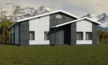 Фиброцементный сайдинг Roofas Board Stone Цвет Антрацит