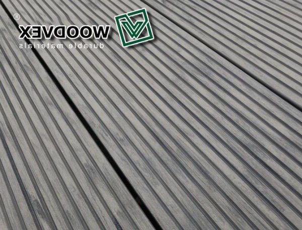 Террасная доска WOODVEX Select серого цвета &amp;quot;Дым&amp;quot; из ДПК купить в Красноярске