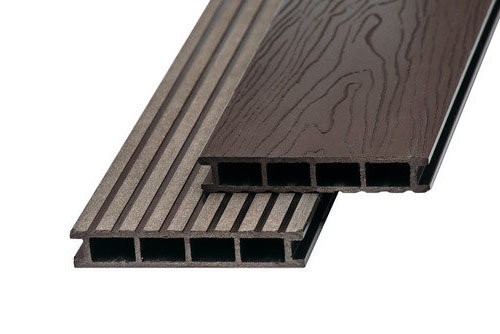 Террасная доска из ДПК ECODECKING HIT в цвете Венге купить в Красноярске