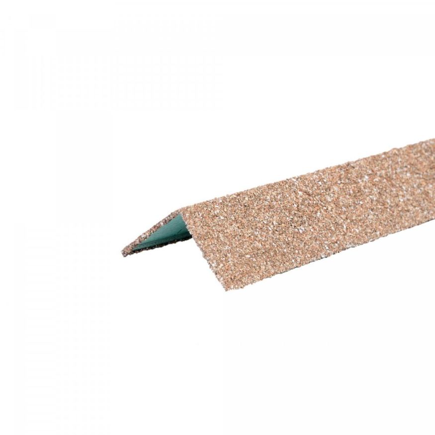 Угол металлический внешний ТЕХНОНИКОЛЬ HAUBERK, Коричнево-бежевый купить в Красноярске