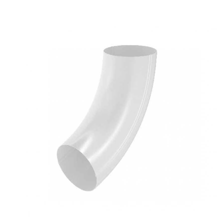 Колено трубы Aquasystem RR 20, мраморно-белый, 125/90 мм купить в Красноярске