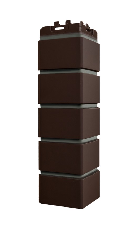 Угол Grand Line, Клинкерный кирпич Design, Цвет Шоколад. купить в Красноярске