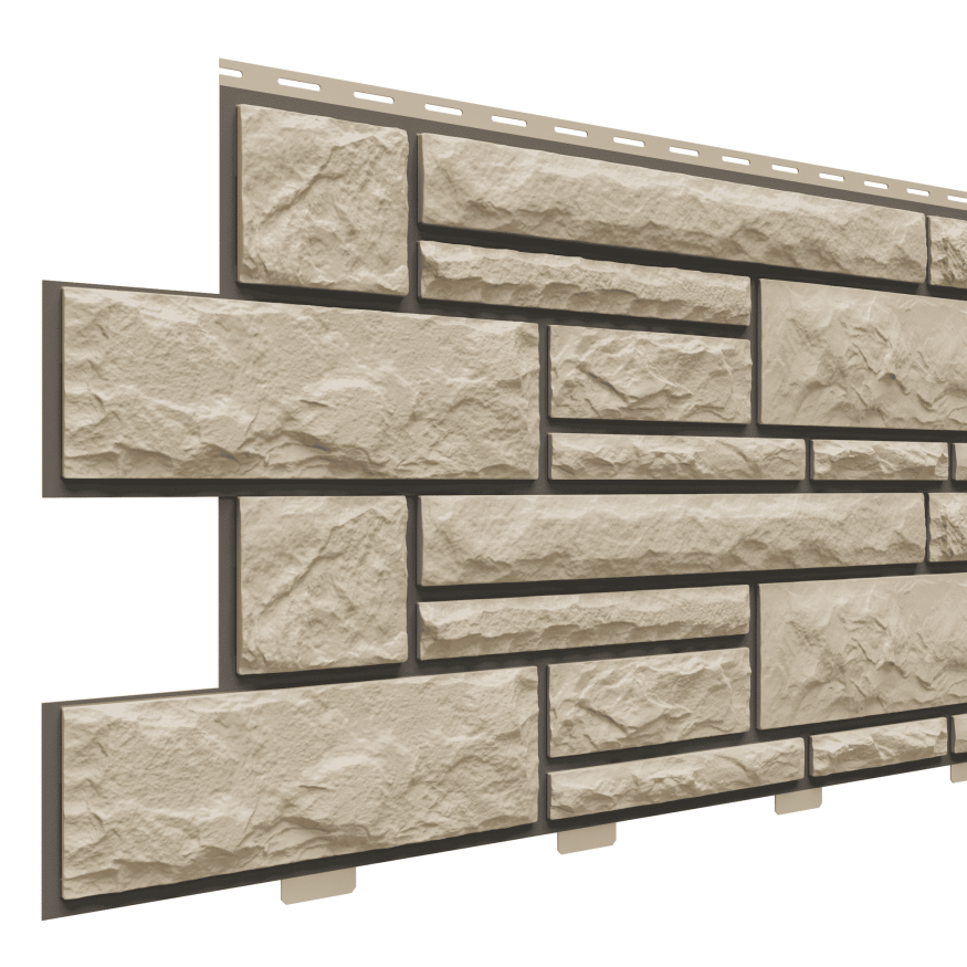 Фасадные панели Доломит, Брусчатка Доломит, Сандал 2000 мм купить в Красноярске