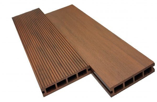 Террасная доска WOODVEX Expert из ДПК цвет Палисандр купить в Красноярске