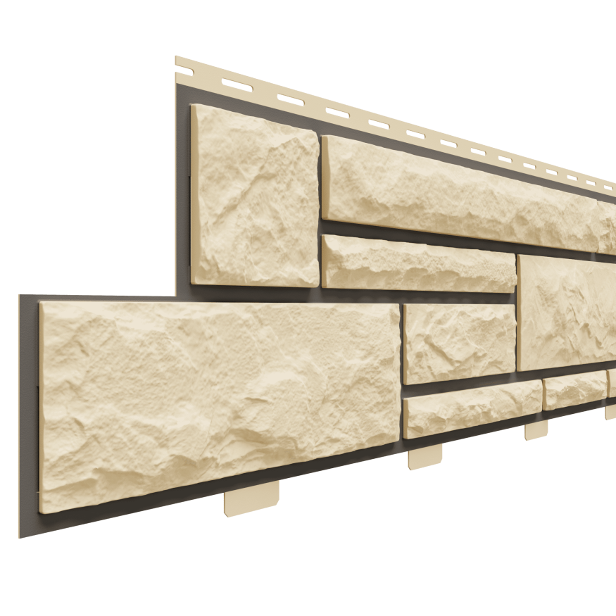Фасадные панели Доломит, Брусчатка Доломит, Шампань 2000 мм купить в Красноярске