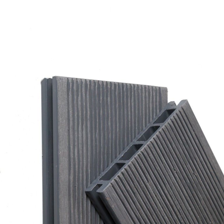 Террасная доска Экодекинг Титан 3D, Серый купить в Красноярске