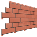 Фасадная панель Доломит, Кирпич, Красный купить в Красноярске