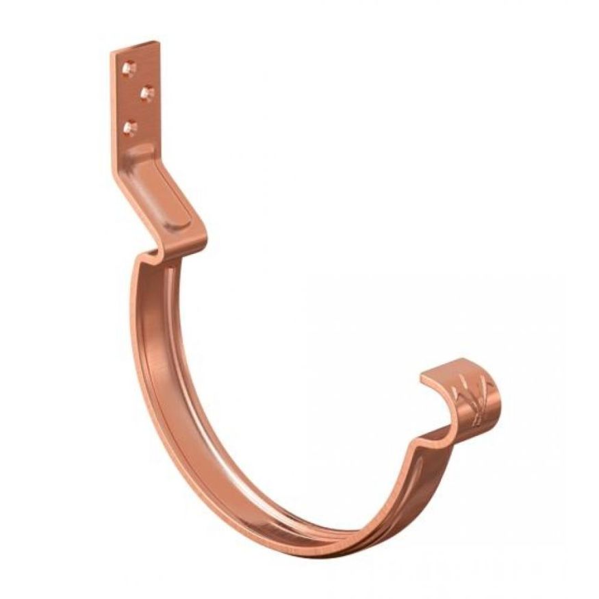 Короткий крюк для крепления желоба Aquasystem, медный, 125/90 купить в Красноярске