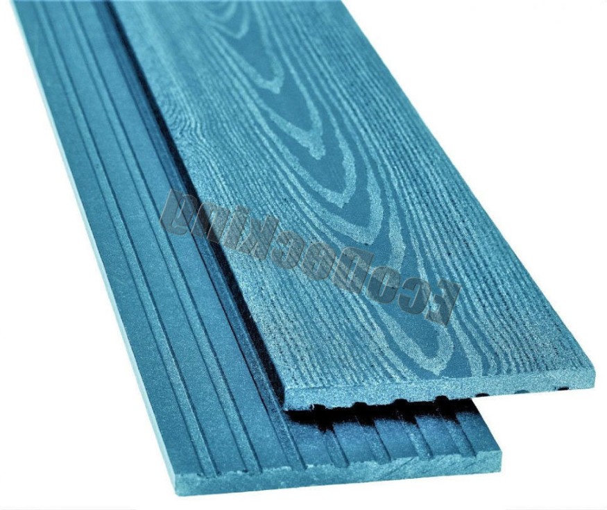 Заборная доска из ДПК ECODECKING с лазурным покрытием купить в Красноярске