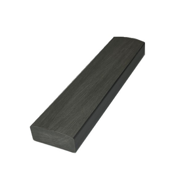 Лавочный брус Ecodecking Некст, графитовый, полнотелый с брашированной текстурой. купить в Красноярске