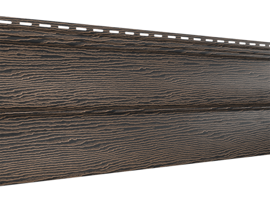 Виниловый сайдинг Ю-пласт, TimberBlock Дуб, Мореный. купить в Красноярске