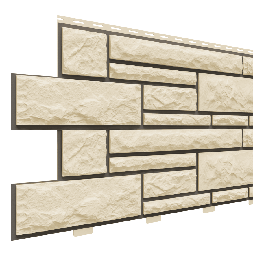Фасадные панели Доломит, Брусчатка Доломит, Бежевый 3000 мм купить в Красноярске