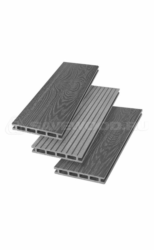 Террасная доска ДПК SaveWood, SW Carpinus (T), Графит купить в Красноярске