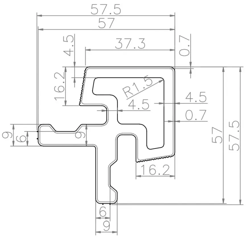 Угол внешний для фасадной панели из ДПК Polivan Group CO-EX MIX, White купить в Красноярске