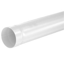 Водосточная труба Aquasystem RR 20 Мраморно-белый 1.00м 125/90