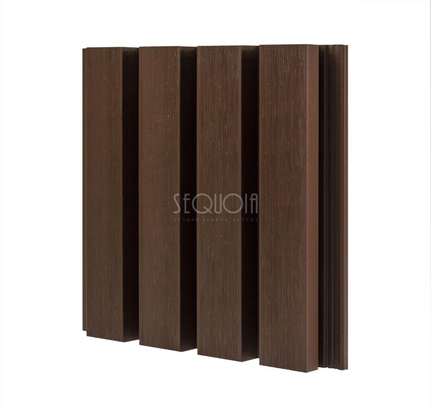 Доска фасадная SEQUOIA co-extrusion Коричневая купить в Красноярске