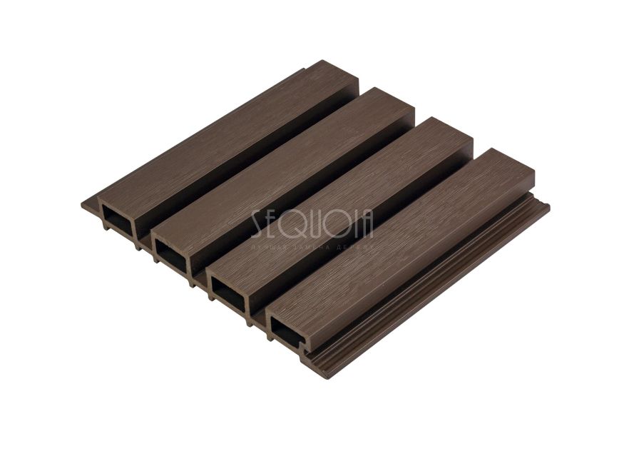 Доска фасадная SEQUOIA co-extrusion Коричневая купить в Красноярске