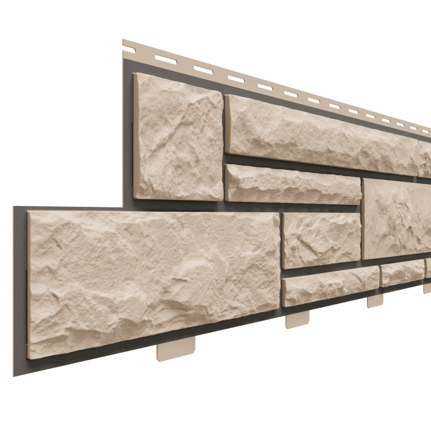 Фасадные панели Доломит, Брусчатка Доломит, Орех 3000 мм купить в Красноярске