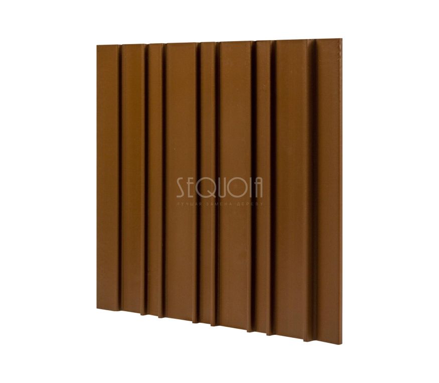 Доска фасадная SEQUOIA co-extrusion Светло-коричневая купить в Красноярске