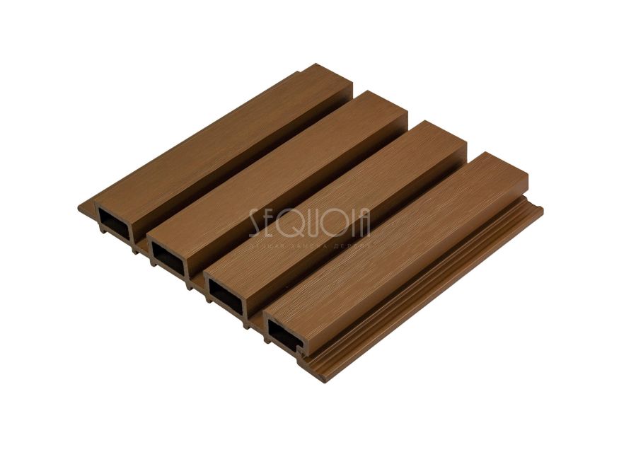 Доска фасадная SEQUOIA co-extrusion Светло-коричневая купить в Красноярске