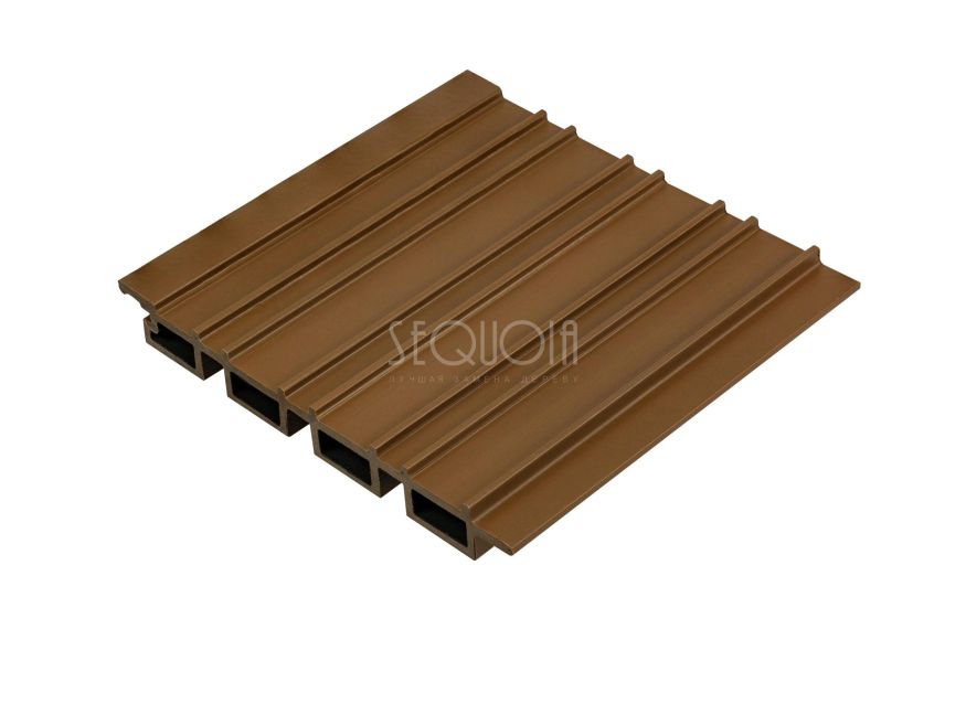 Доска фасадная SEQUOIA co-extrusion Светло-коричневая купить в Красноярске