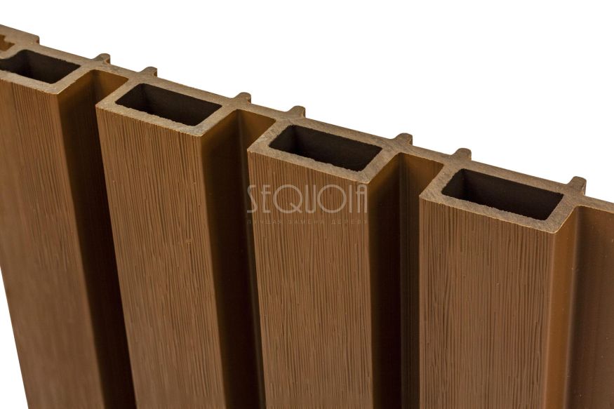 Доска фасадная SEQUOIA co-extrusion Светло-коричневая купить в Красноярске
