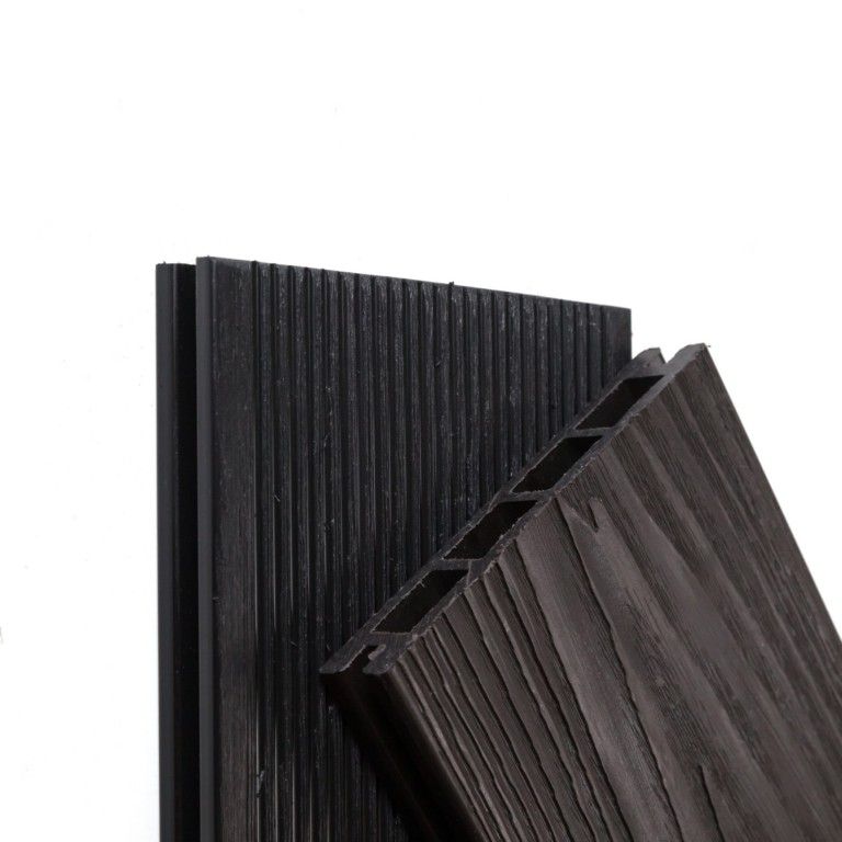 Террасная доска Экодекинг Титан 3D, Антрацит купить в Красноярске