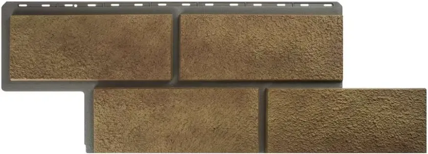 Фасадная панель Альта-Профиль Неаполитанский камень Бежевый купить в Красноярске