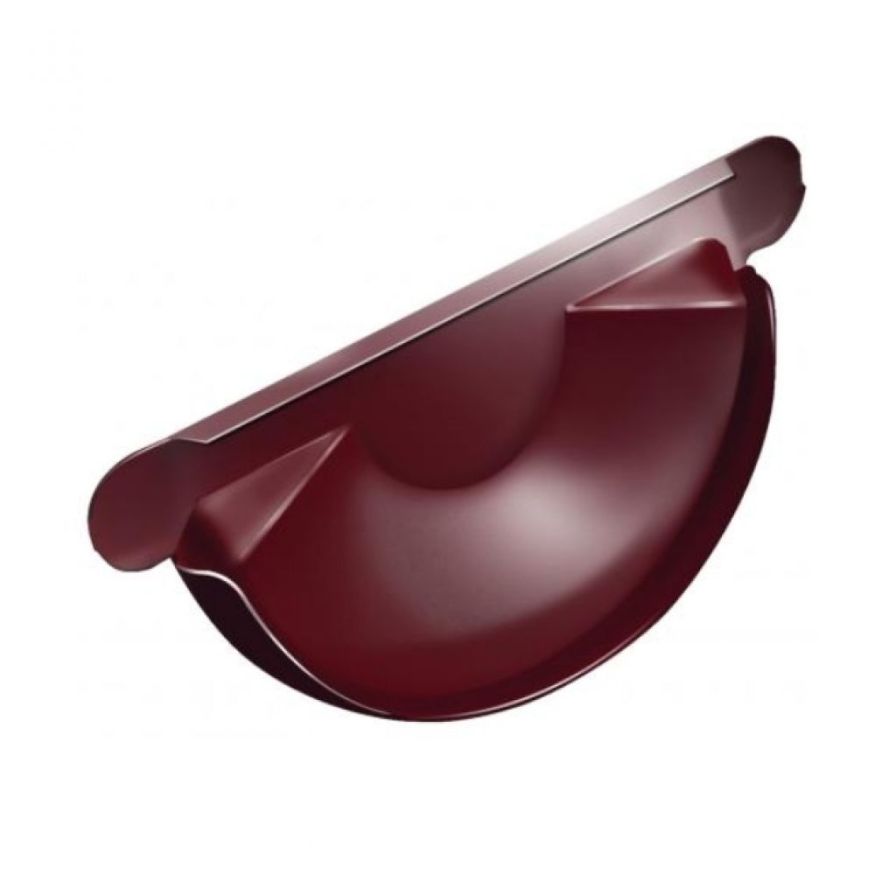Заглушка для желоба Grand Line, Вишневый цвет (RAL 3005) купить в Красноярске