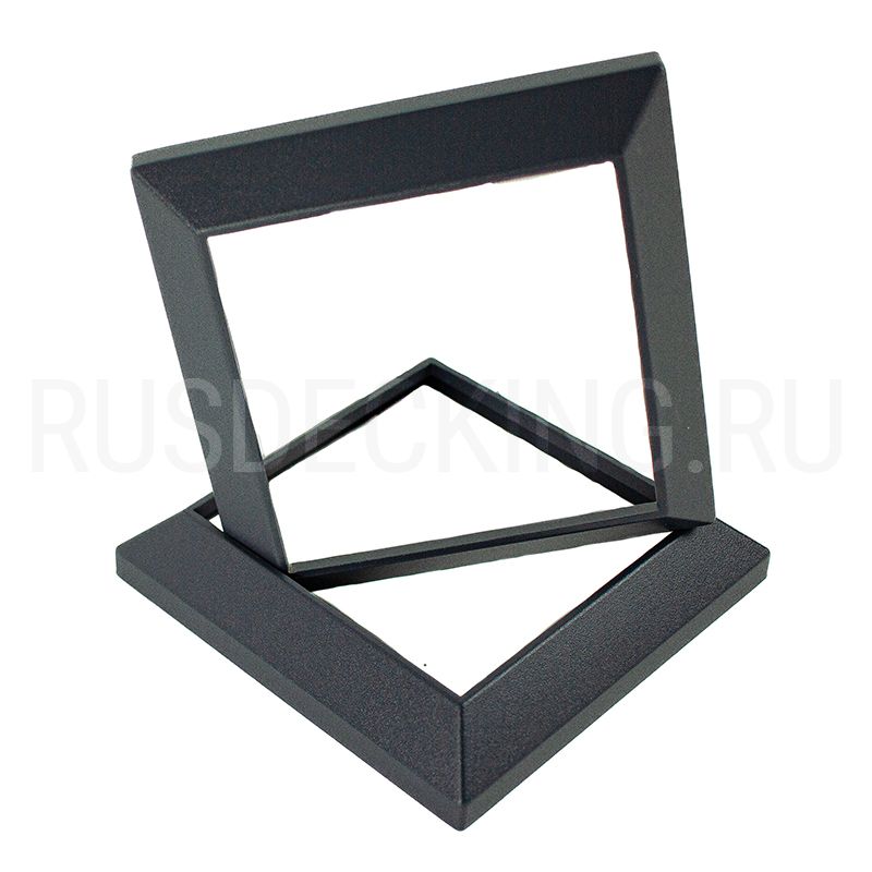 Рамка столба ограждения RusDecking Unodeck Графит купить в Красноярске