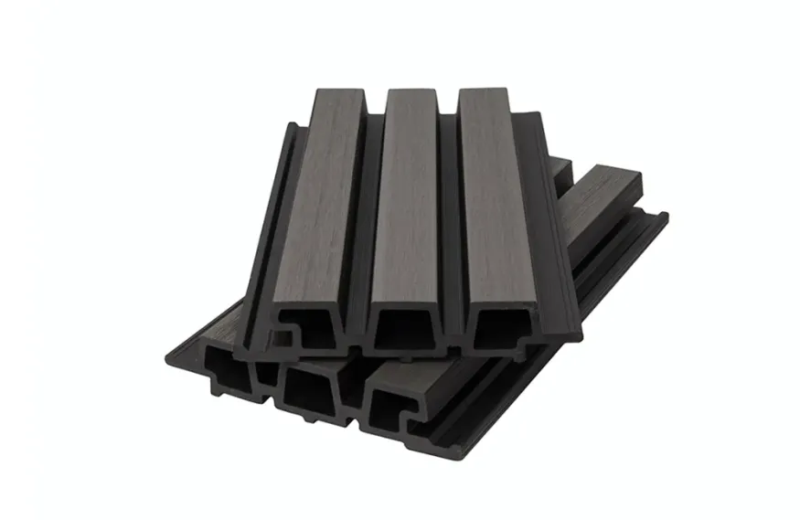 Фасадная панель брусковая из ДПК Polivan Group CO-EX MIX, Grey dark купить в Красноярске