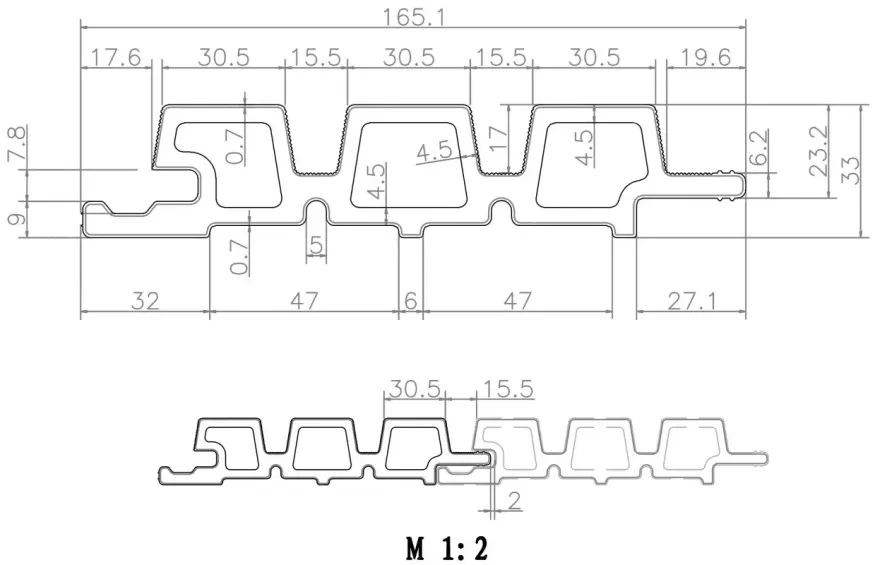 Фасадная панель брусковая из ДПК Polivan Group CO-EX MIX, Grey dark купить в Красноярске