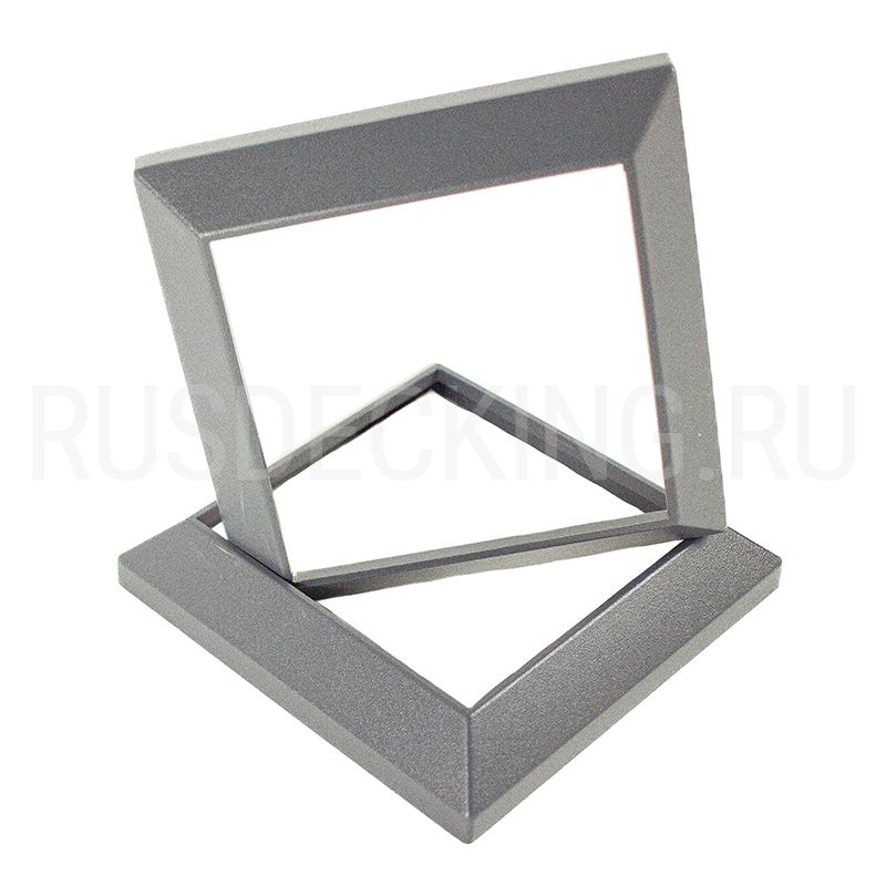 Рамка столба ограждения RusDecking Unodeck Серый купить в Красноярске