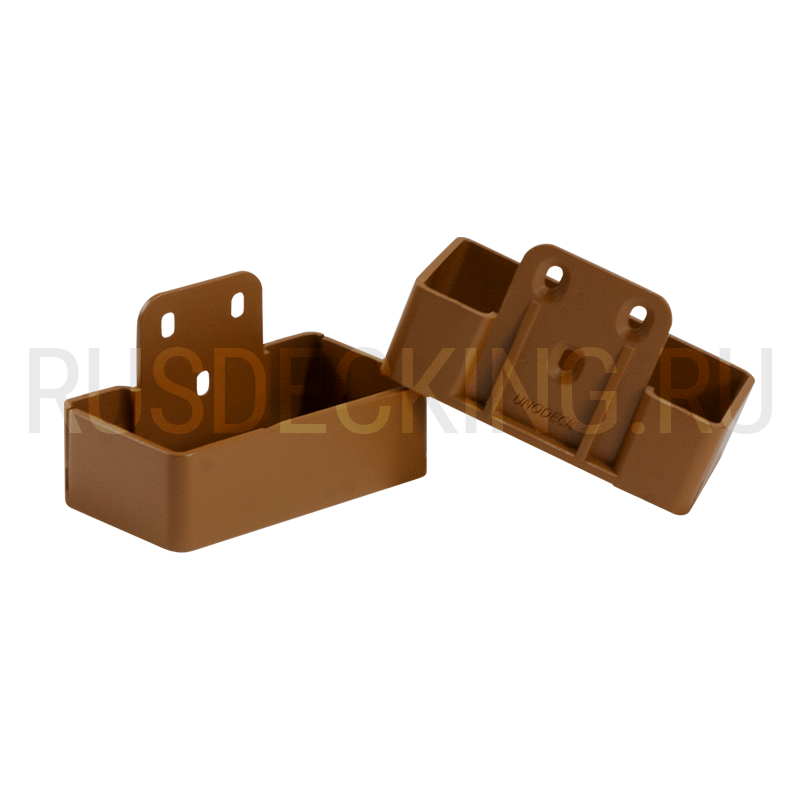 Комплект крепления перил прямое RusDecking Unodeck Орех купить в Красноярске