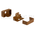 Комплект крепления перил прямое RusDecking Unodeck Орех купить в Красноярске