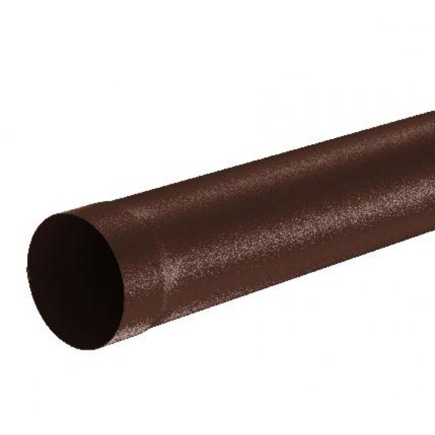 Водосточная труба Aquasystem, RAL 8017 Коричневый матовый, длина 1.00 м, размер 150/100. купить в Красноярске