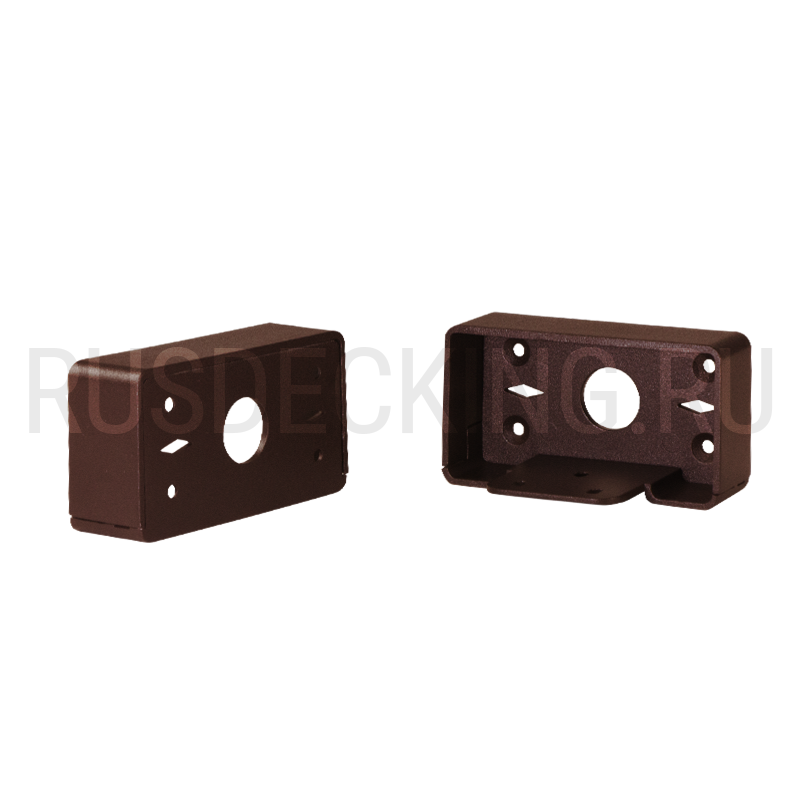 Комплект крепления перил прямое RusDecking Unodeck Венге купить в Красноярске