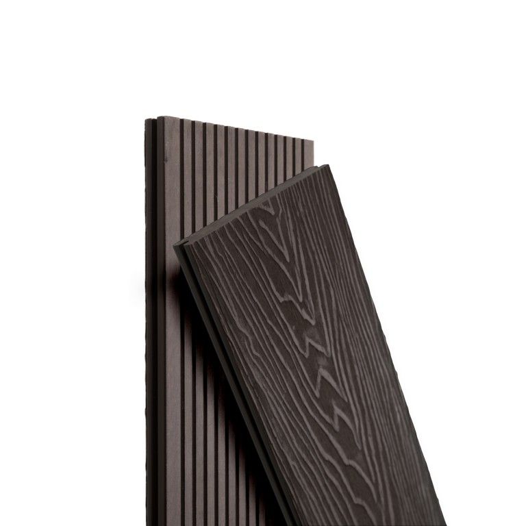 Террасная доска Экодекинг Топ полнотелая, Венге купить в Красноярске