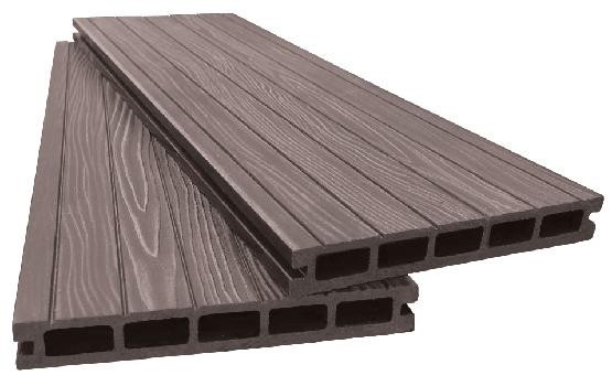 Террасная доска ДПК 3D AYTECHPLAS 160x22 шоколадная купить в Красноярске