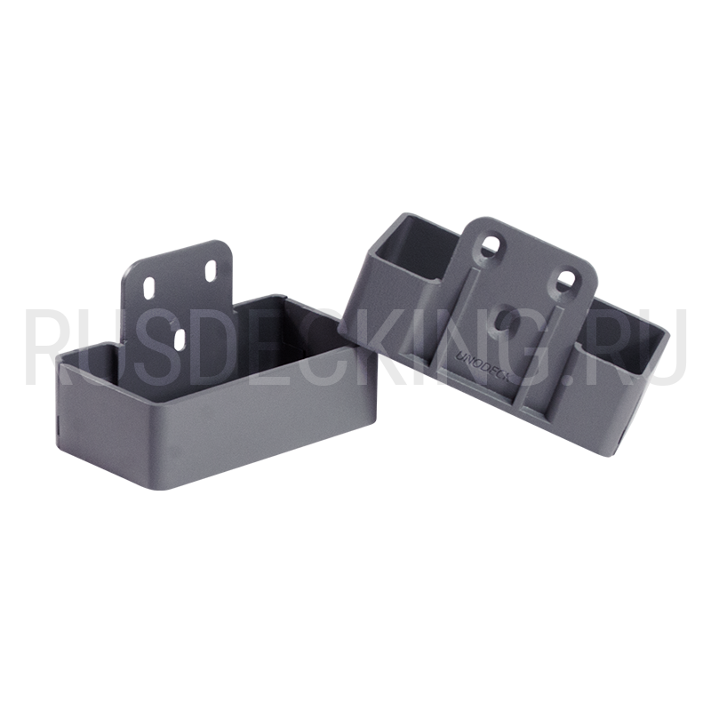 Комплект крепления перил прямое RusDecking Unodeck Серый купить в Красноярске