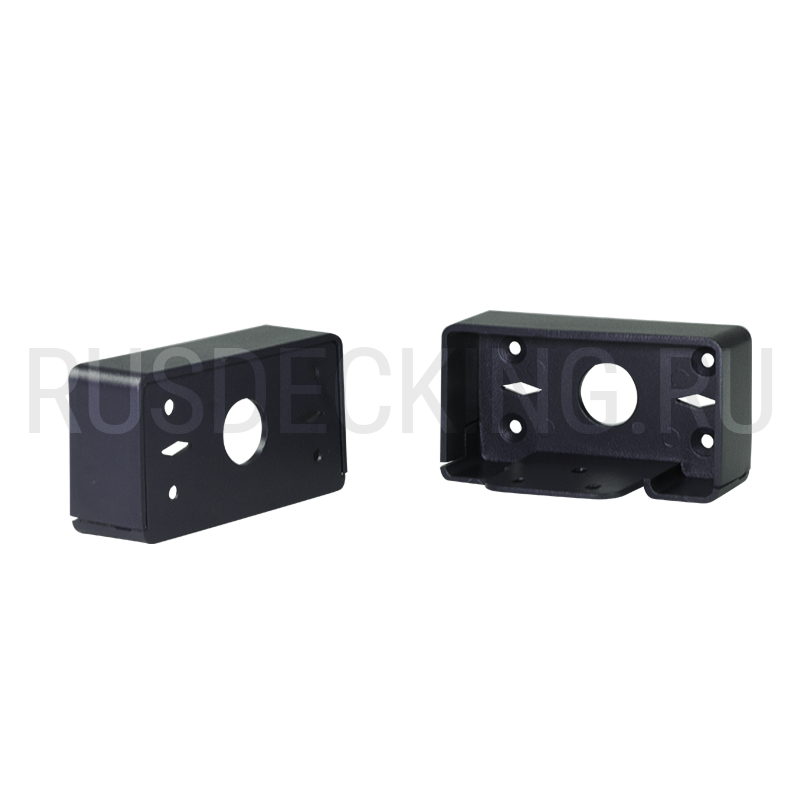 Комплект крепления перил прямое RusDecking Unodeck Графит купить в Красноярске