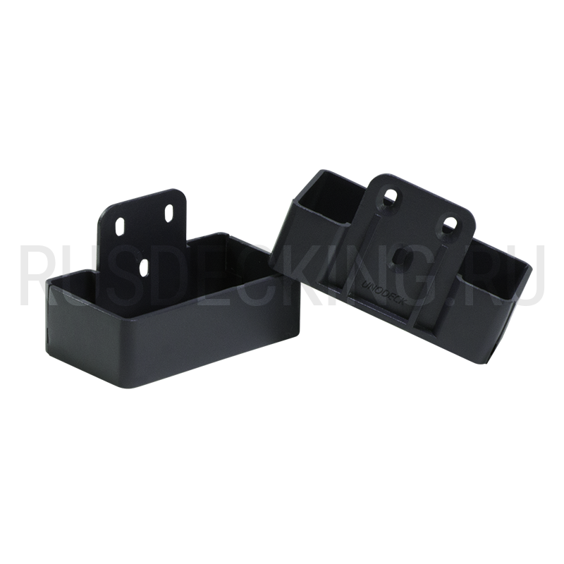 Комплект крепления перил прямое RusDecking Unodeck Графит купить в Красноярске