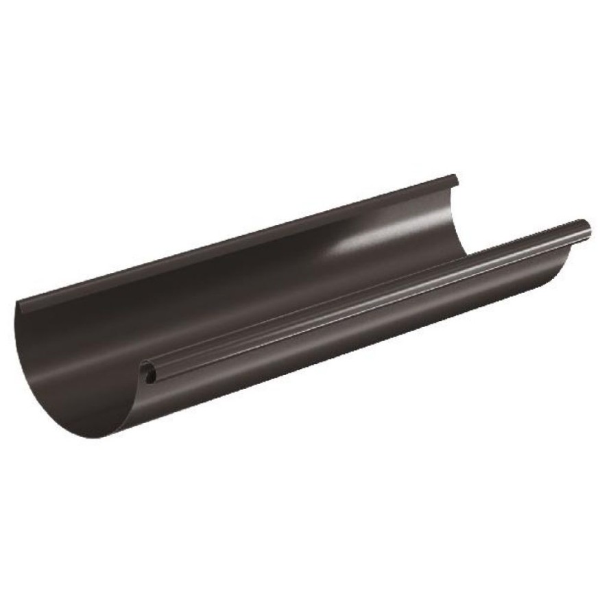 Водосточный желоб Aquasystem RR 32, тёмно-коричневый, длина 3.00 м, размер 150/100. купить в Красноярске