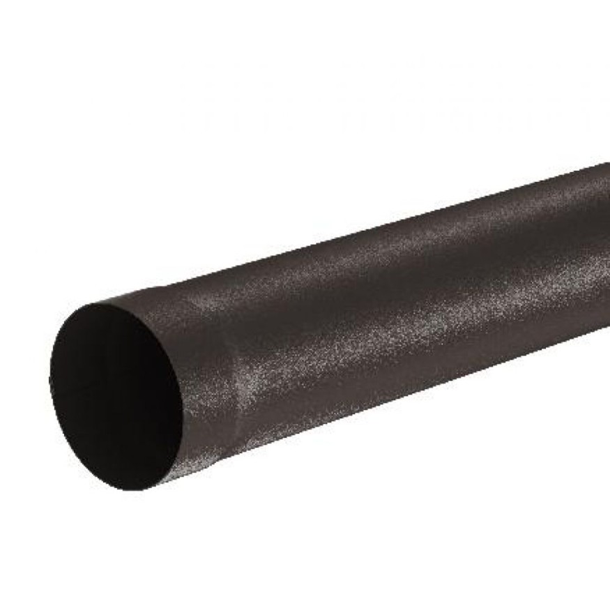 Водосточная труба Aquasystem RR 32, 1.00м, тёмно-коричневый матовый, 125/90. купить в Красноярске