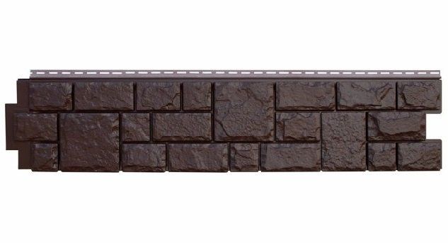 Фасадная панель GL &amp;quot;Я-Фасад&amp;quot; Екатерининский камень, цвет арабика. купить в Красноярске