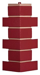 Угол T-Сайдинг, Кирпич Модерн Красный купить в Красноярске