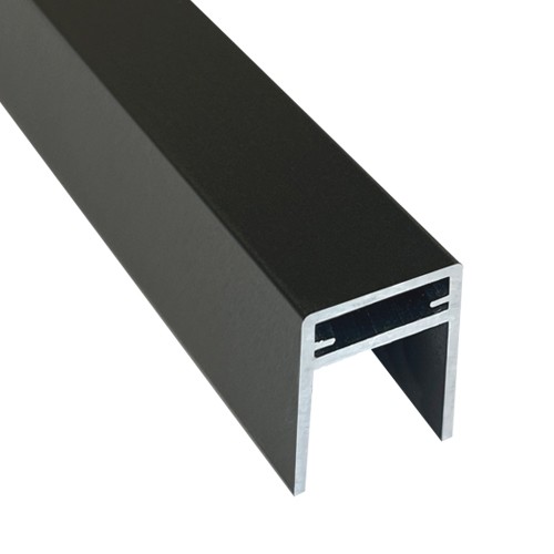 Алюминиевый П-профиль EasyDecking Черное дерево купить в Красноярске