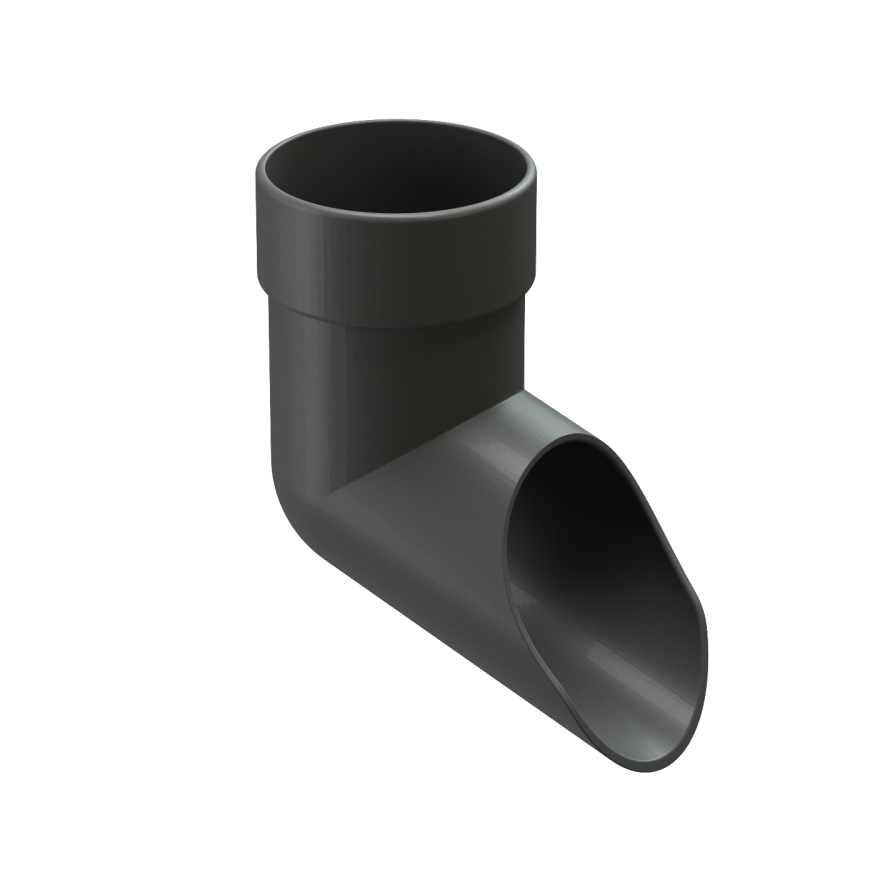 Наконечник водосточной трубы Docke Lux, Графит купить в Красноярске