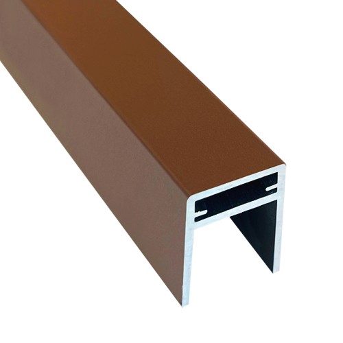 Алюминиевый П-профиль EasyDecking Коричневый купить в Красноярске
